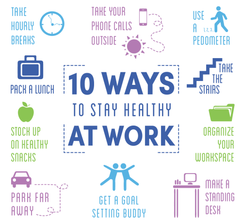 10 Simple Hacks To Stay Healthy & Focused At Work - Marina Medical Center